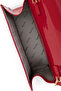 Women's Faux Leather Red Patent Leather Handbag - 4
