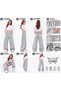 Oversize Baggy Style Loose-Fitting Sweatpants - 9