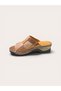 Bio.1195 Full Orthopedic Inside and Outside Genuine Leather Women's Stylish Slippers - 4