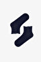 Blue Ruffle Chain Jacquard 5-Pack Bootie Socks - 5