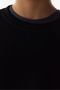 Black Oversize Crew Neck Sweatshirt - 3