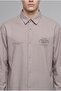 Boxy Fit Striped Printed Cotton Long Sleeve Shirt H9818Ax26Wn - 4
