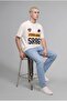 100% Cotton Boxy Fit Crew Neck Typographic Print Short Sleeve T-Shirt J0770Ax26Au - 7