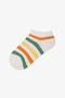 Boys' Captains Island Cotton Striped 3 Pairs Booties Socks - 4