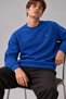 Indigo Color Basic Crew Neck férfi pulóver - 3