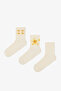 3 Pairs of Cotton Floral Patterned Socks