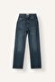 90's Wide Leg High Waist Pipe Leg Jeans I5303Ax26Wn - 6