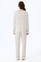 Ecru Arya Polka Dot Patterned Long Sleeve Shirt and Pants Pajama Set - 2