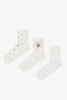 Lemon Rabbit 3-Piece Sock Set