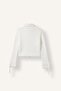 Regular Fit Polo Collar Faux Fur Detailed Zippered Basic Cardigan H2232Ax26Wn - 7