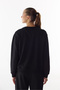 Black Oversize Crew Neck Sweatshirt - 6