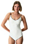 Ecru Nadia Textured V-Neck Swimsuit - 2