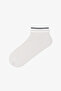 3 Pairs of Nose Stitch-Free Cotton Self-Heated Ankle Detailed Booties Socks - 2
