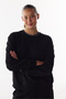 Black Oversize Crew Neck Sweatshirt