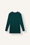 Regular Fit Crew Neck Green Knitwear Tunic C4474Ax26Au - 7