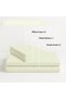 6 pcs Striped Duvet Cover Set Queen Size 210x230 Bedding Set – 1 Fitted Sheet, 1 Quilt Cover, 4 Pillowcases, Cream - 4