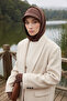 Women's Ready-To-Wear Hat with Winter Visor and Closure, Brown, B-88O