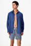 Men's Navy Blue Midnigt Air Long Sleeve Shirt - 2