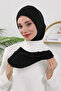 Winter Hijab Cap with Removable Visor, Black, B-82O - 4