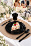 10-Piece Luxury Hard Plastic Party Birthday Presentation Invitation Engagement Promise Plate Cup Fork Spoon Knife Set - 6