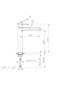 Lento Long Sink Faucet -Chrome - 5