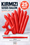 260 Red Sausage Balloons 25 Pieces Modeling Balloon Flexible Latex Balloon for Figure Making - 2