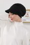 Winter Visor Hat, Black, B-73O - 6