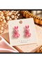 Plush Rabbit Velvet Children's Teen Earrings