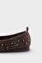 Peggie Round Toe Stone Babet - 4