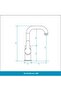 Adell Lento Swan Sink Faucet - Polished Chrome 3/8 - 5