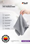 Schneeglöckchen Microfiber Car Cleaning Cloth 40X40 cm Gray - 3