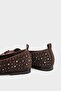 Peggie Round Toe Stone Babet - 5