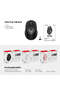 W193 Wireless Mouse,4 Buttons,800-1600 DPI,Bluetooth 5.0 & 2.4GHz,Grey - 5