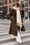 Soft Feel Women's Scarf – Soft Textured Wide Oversized Tassel Shoulder Shawl - 7
