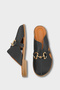 Vivyanne Genuine Leather Flat Heeled Women's Sabo Slippers - 3