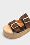 Joellyn Genuine Leather Suede Espadrille Sole Women's Slippers - 4