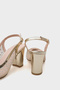 Nona 145 Women's Heeled Stone Slingback Shoes - 5
