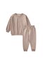 Basic Karyoka Detailed Sweatshirt Set 3-8 Years Beige - 2