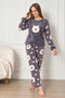 Winter Fleece Pajama Set 3006 - 3