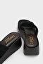 Genuine Leather Suede Wedge Heeled Women's Sandals - 5