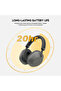 Go Tune WH06 Wireless Headphones,Bluetooth 5.3,Tri-Mode,Light Weight,40mm Drivers,Built-in Mic,Beige - 5