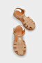 Juliane Genuine Suede Gladiator Wedge Heel Women's Sandals - 5