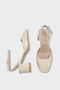 Karmen Round Toe Women's Ankle Strap Mid-Heel Shoes - 4
