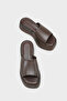 Rachael Genuine Leather Wedge Heel Women's Slippers - 2