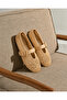 Dannie Hand Knitted Straw Leather Lined Women's Ballerinas - 7