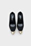 Olivia Stoned Pointed Metal Toe Medium Heeled Satin Evening Dress Stiletto - 3