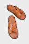Wendell Wide-Strapped Genuine Leather Men's Slippers - 2