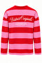 2260 Women's Retro Striped District Originals Print Sweatshirt Pink - 4