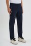Navy Blue Men's Sweatpants Breathable Regular Fit Elastic Adjustable Waist - 2