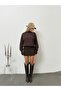 Women's Circular Necklace Collar Waist-Trimmed Premium Thin Sweater - 6